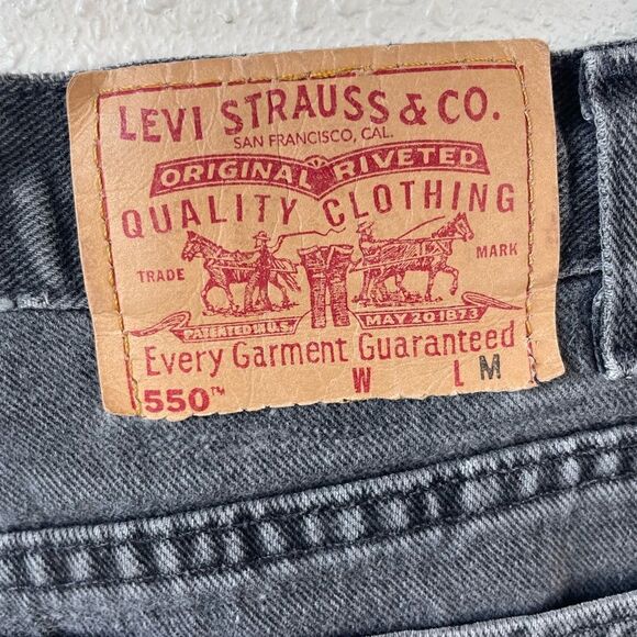 NWT Levi’s Black Denim Jeans Size 12 M Miss - Picture 5 of 6